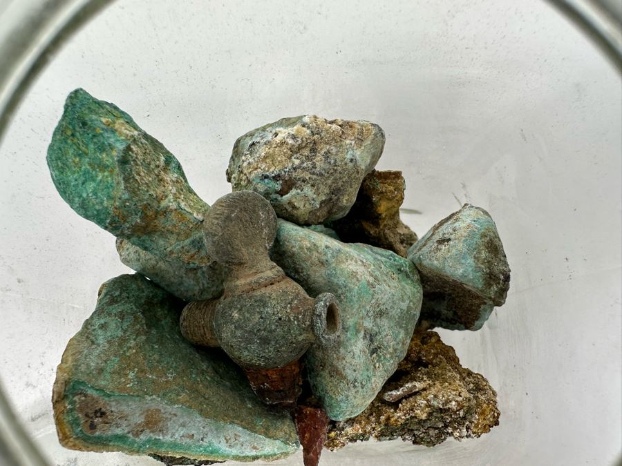 Various Rocks And Minerals (Copper In Matrix) From The Santa Rita Ghost Town Copper Mine In New Mexico - See Photos [Photo 24]