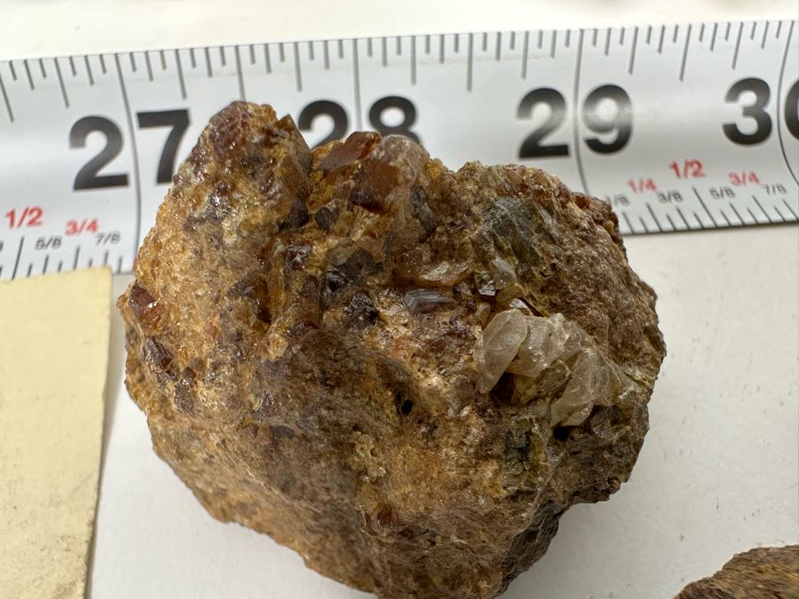 Large Collection Of Garnets & Epidotes In Matrix From The McFall Mine North Of Lakeside, CA - See Photos [Photo 19]
