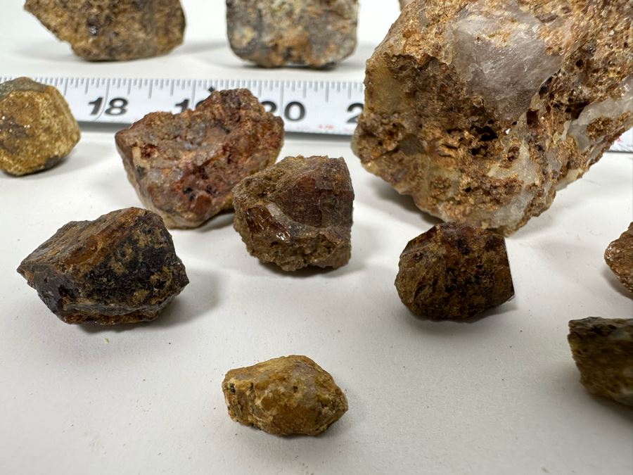 Large Collection Of Garnets & Epidotes In Matrix From The McFall Mine North Of Lakeside, CA - See Photos [Photo 27]