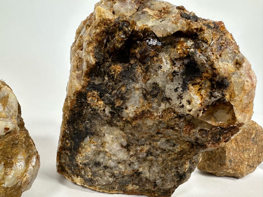 Large Collection Of Garnets & Epidotes In Matrix From The McFall Mine North Of Lakeside, CA - See Photos [Photo 7]