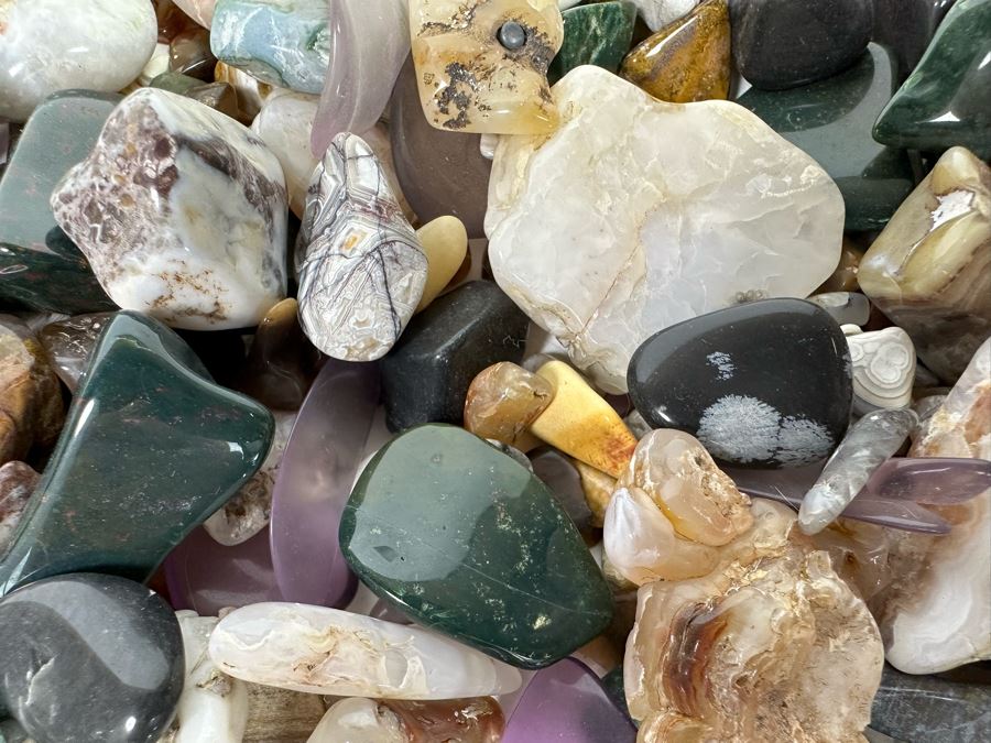 Large Collection Of Various Polished Tumbled Stones - See Photos [Photo 32]