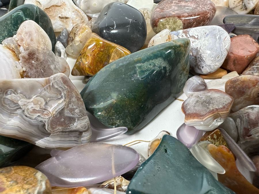 Large Collection Of Various Polished Tumbled Stones - See Photos [Photo 5]