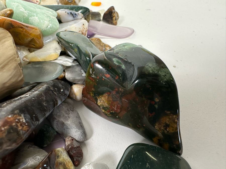 Large Collection Of Various Polished Tumbled Stones - See Photos [Photo 38]