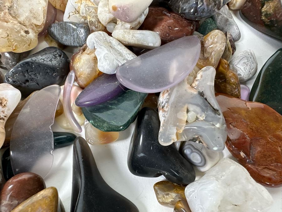 Large Collection Of Various Polished Tumbled Stones - See Photos [Photo 39]