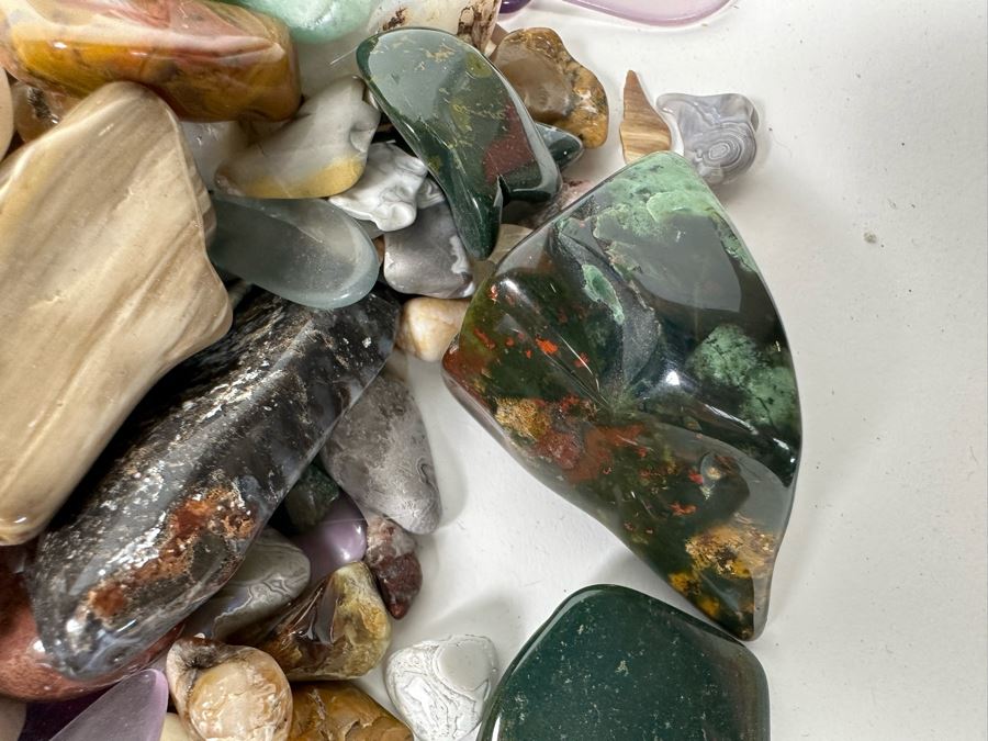 Large Collection Of Various Polished Tumbled Stones - See Photos [Photo 37]
