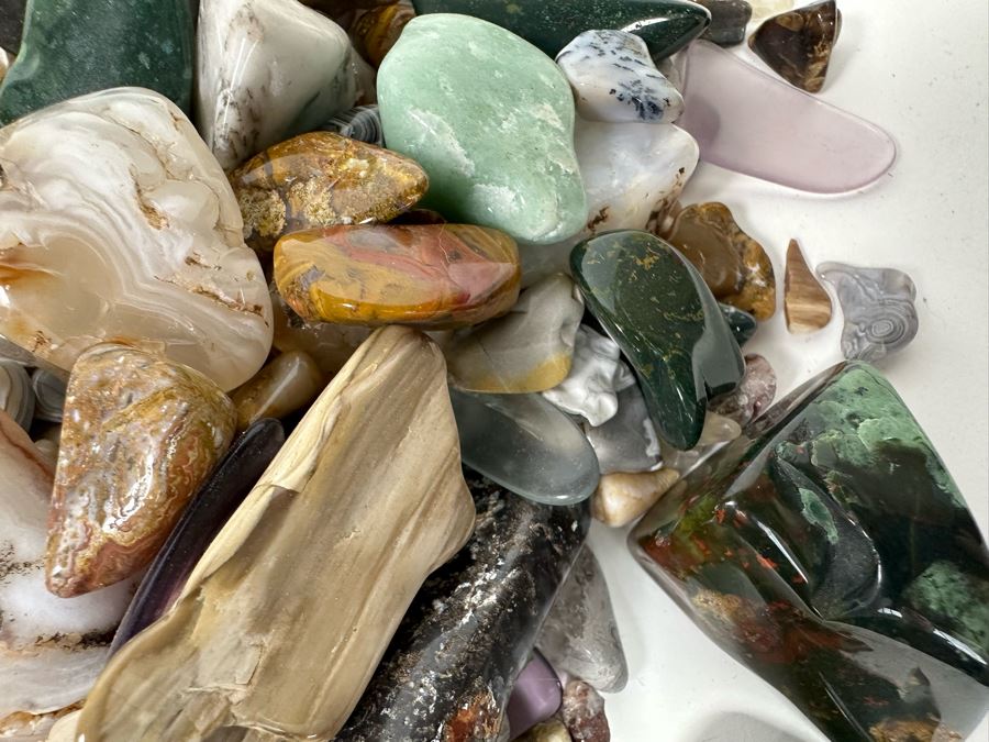 Large Collection Of Various Polished Tumbled Stones - See Photos [Photo 36]