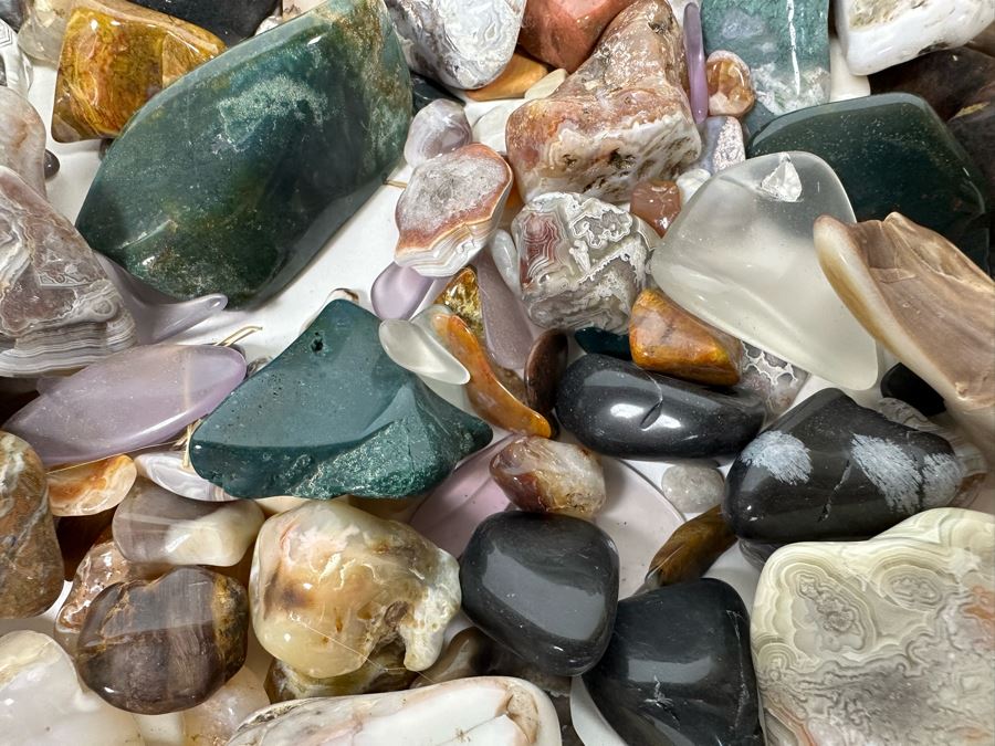 Large Collection Of Various Polished Tumbled Stones - See Photos [Photo 16]