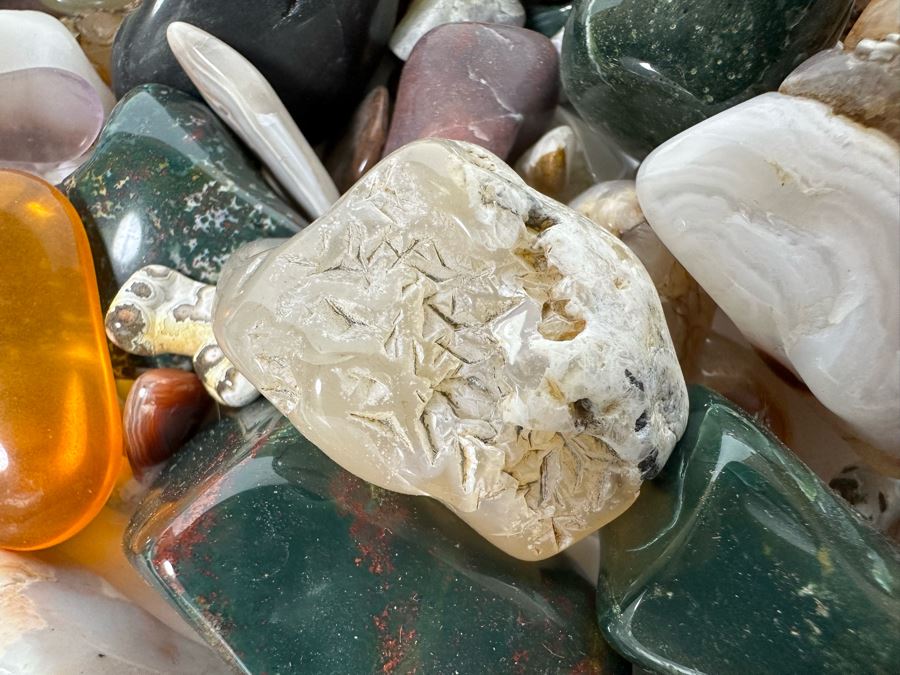Large Collection Of Various Polished Tumbled Stones - See Photos [Photo 47]