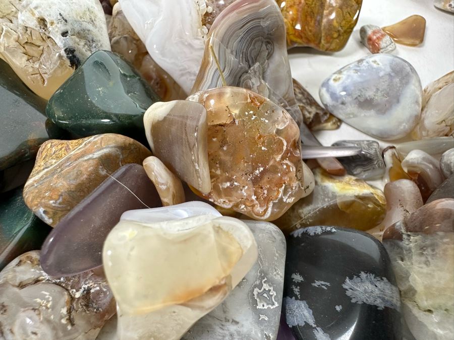 Large Collection Of Various Polished Tumbled Stones - See Photos [Photo 46]