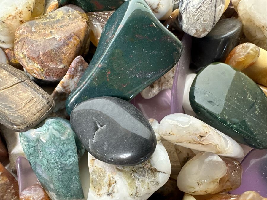 Large Collection Of Various Polished Tumbled Stones - See Photos [Photo 23]
