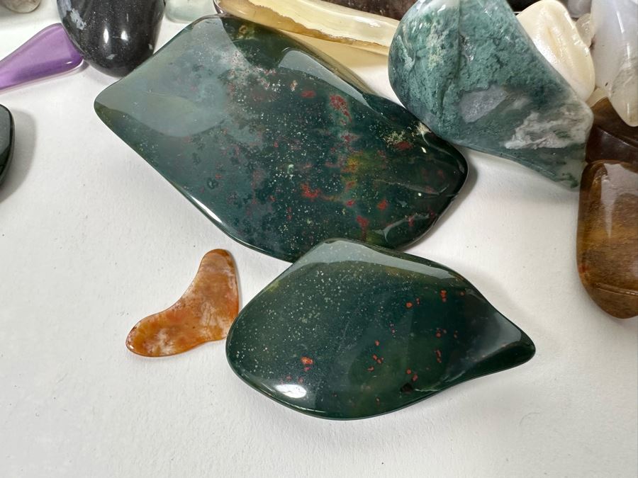 Large Collection Of Various Polished Tumbled Stones - See Photos [Photo 48]
