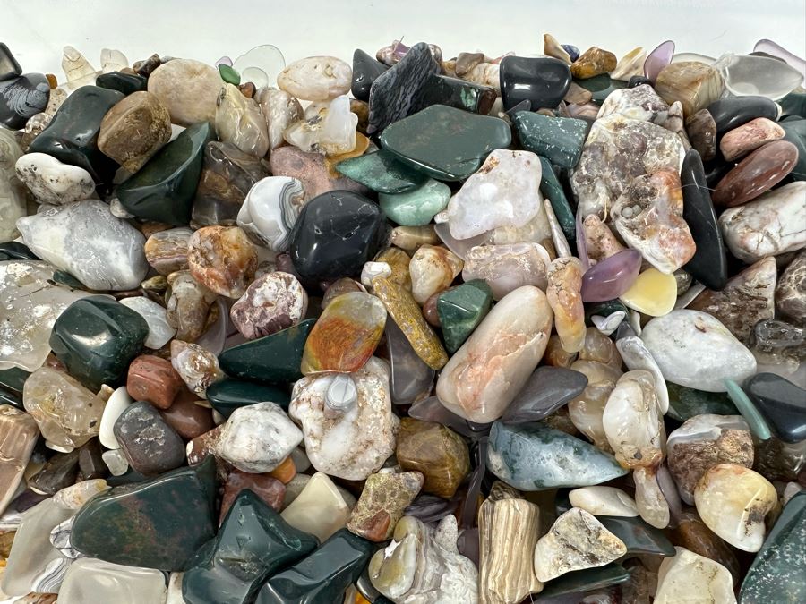 Large Collection Of Various Polished Tumbled Stones - See Photos [Photo 54]