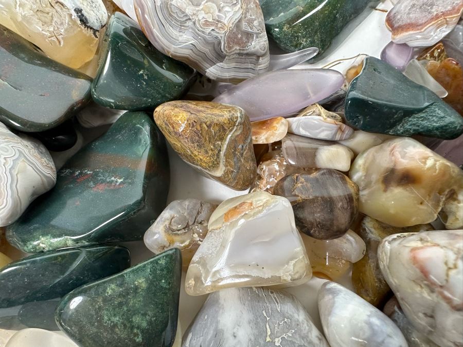 Large Collection Of Various Polished Tumbled Stones - See Photos [Photo 14]