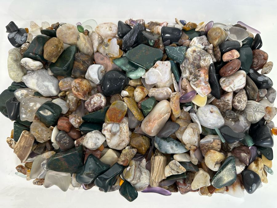 Large Collection Of Various Polished Tumbled Stones - See Photos [Photo 53]