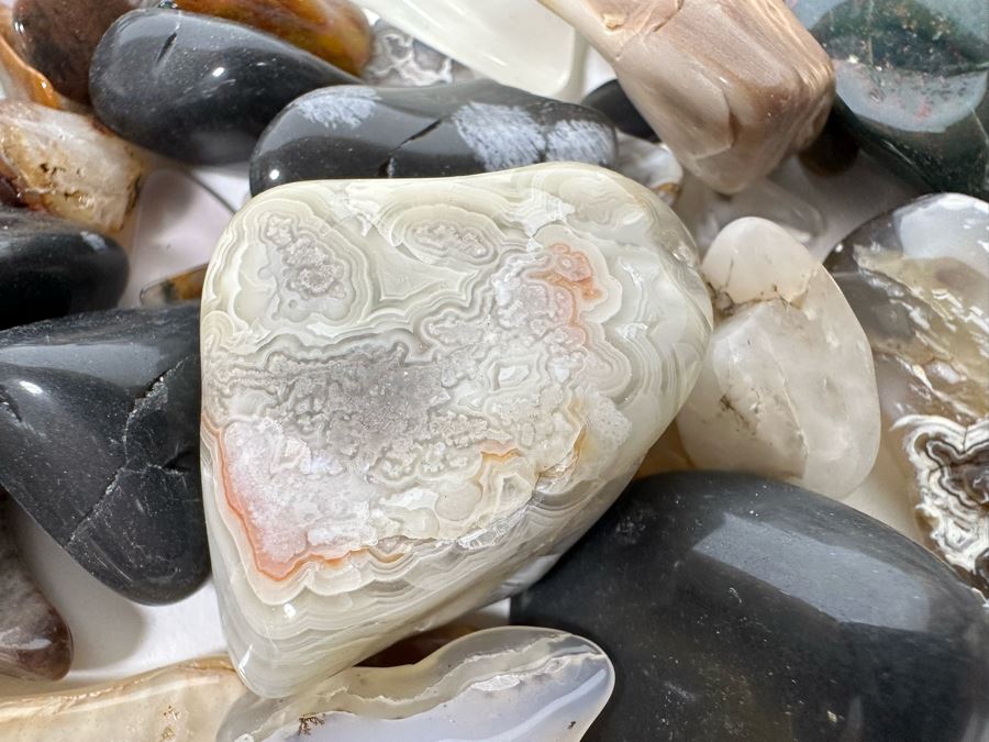 Large Collection Of Various Polished Tumbled Stones - See Photos [Photo 26]