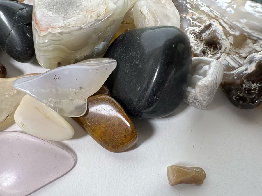 Large Collection Of Various Polished Tumbled Stones - See Photos [Photo 27]