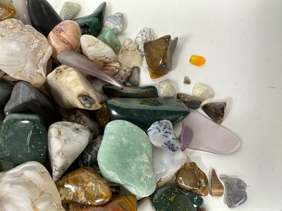 Large Collection Of Various Polished Tumbled Stones - See Photos [Photo 35]