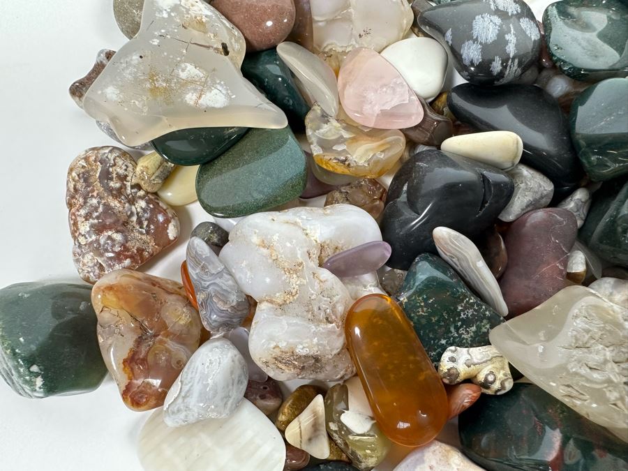 Large Collection Of Various Polished Tumbled Stones - See Photos [Photo 8]