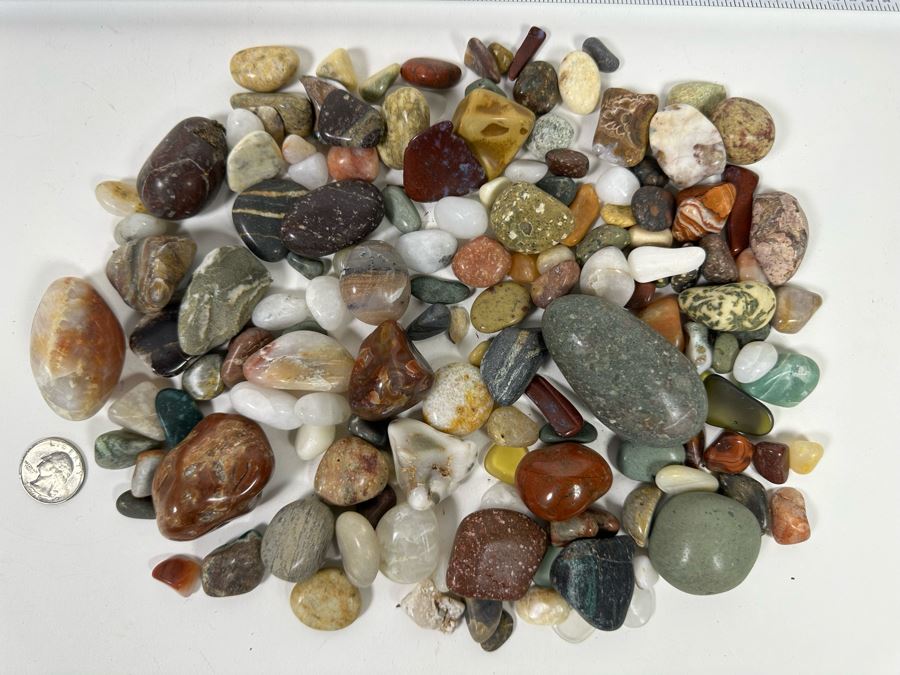 Collection Of Various Polished Tumbled Stones - See Photos [Photo 4]