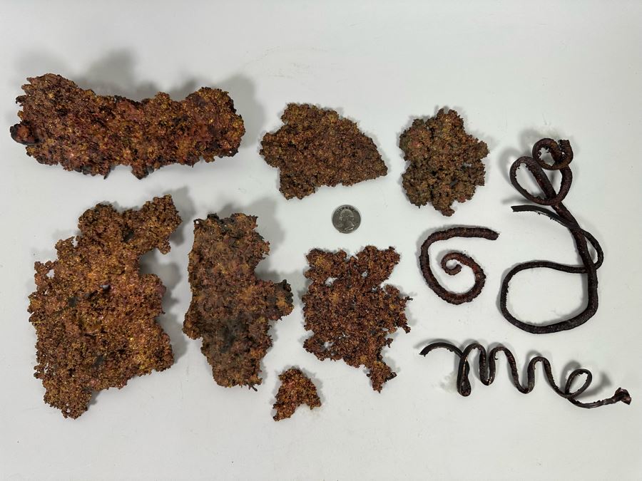 Various Natural Copper Pieces Total Weight 1,730g [Photo 2]