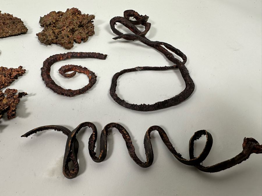 Various Natural Copper Pieces Total Weight 1,730g [Photo 12]