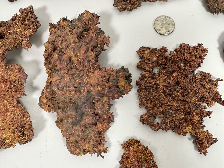 Various Natural Copper Pieces Total Weight 1,730g [Photo 8]
