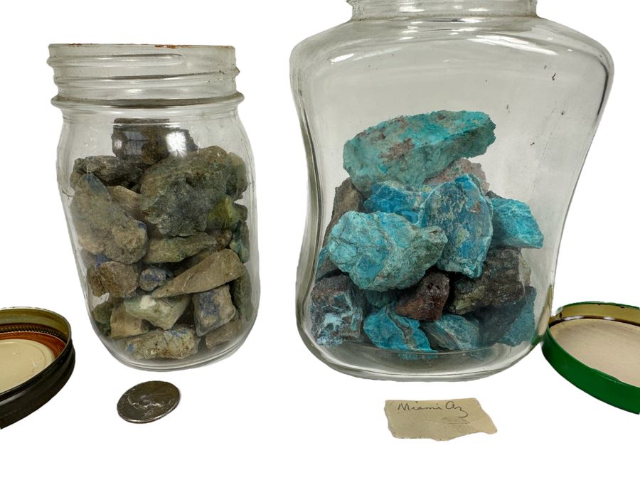 Various Minerals And Rocks Including Turquoise From Miami, Az - See Photos [Photo 1]
