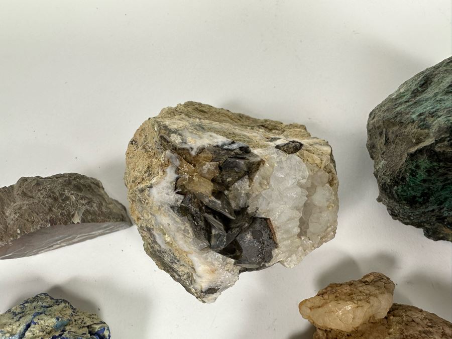Collection Of Rocks, Minerals, Fossilized Wood And Semi-Precious Stones In Matrix - See Photos [Photo 20]