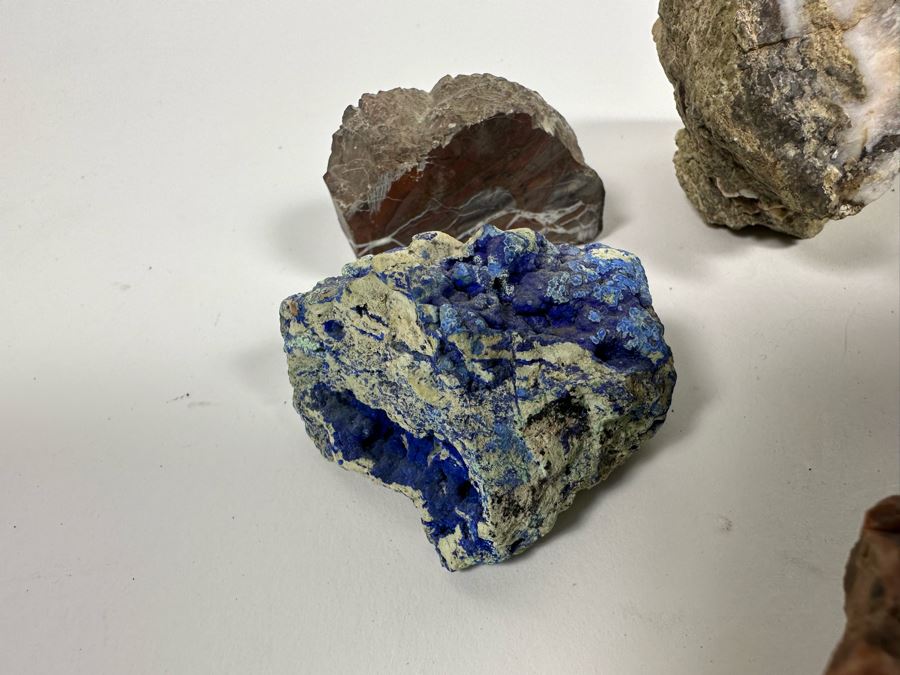 Collection Of Rocks, Minerals, Fossilized Wood And Semi-Precious Stones In Matrix - See Photos [Photo 7]