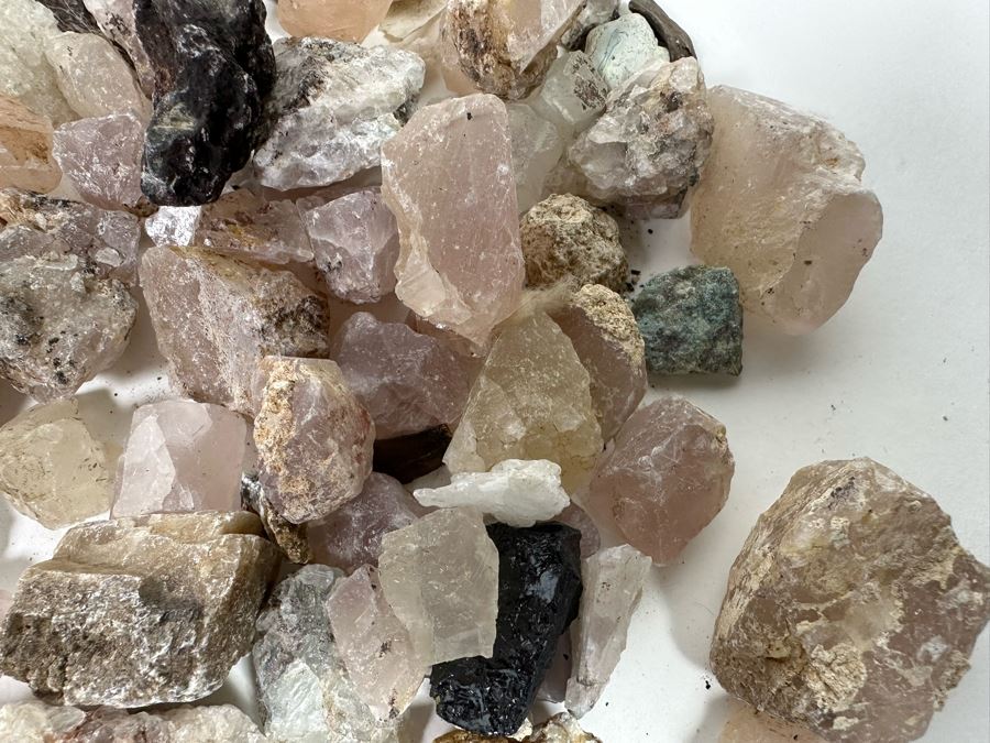 Collection Of Mined Minerals & Rocks Including Rose Quartz - See Photos [Photo 11]