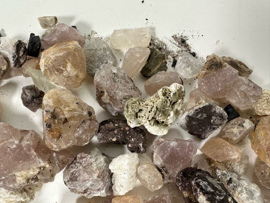 Collection Of Mined Minerals & Rocks Including Rose Quartz - See Photos [Photo 15]