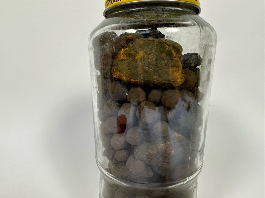 Jar Of Iron Ore Pellets Mined From The Iron Mountain Mine In Mi [Photo 6]