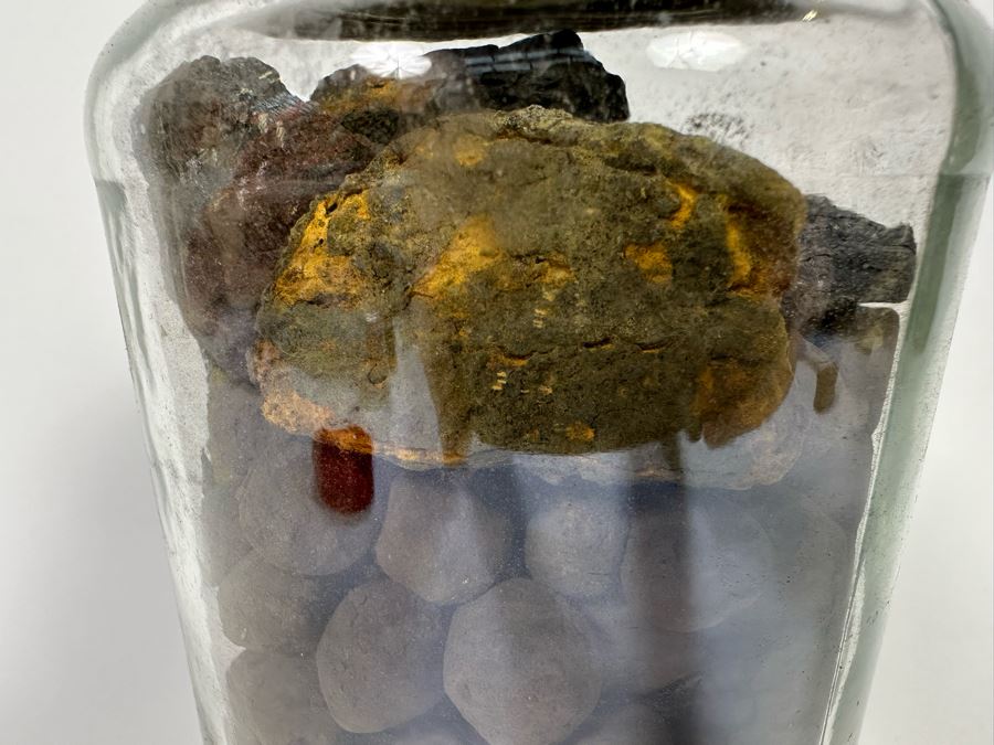 Jar Of Iron Ore Pellets Mined From The Iron Mountain Mine In Mi [Photo 7]