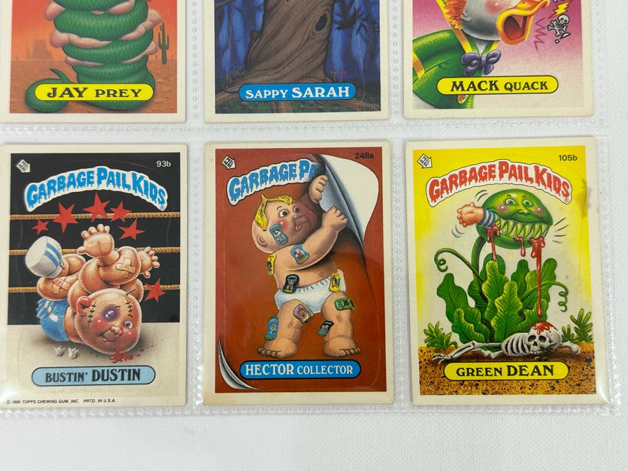 Collection Of 18 Original Eighties Vintage Topps Garbage Pail Kids Cards Stickers [Photo 7]
