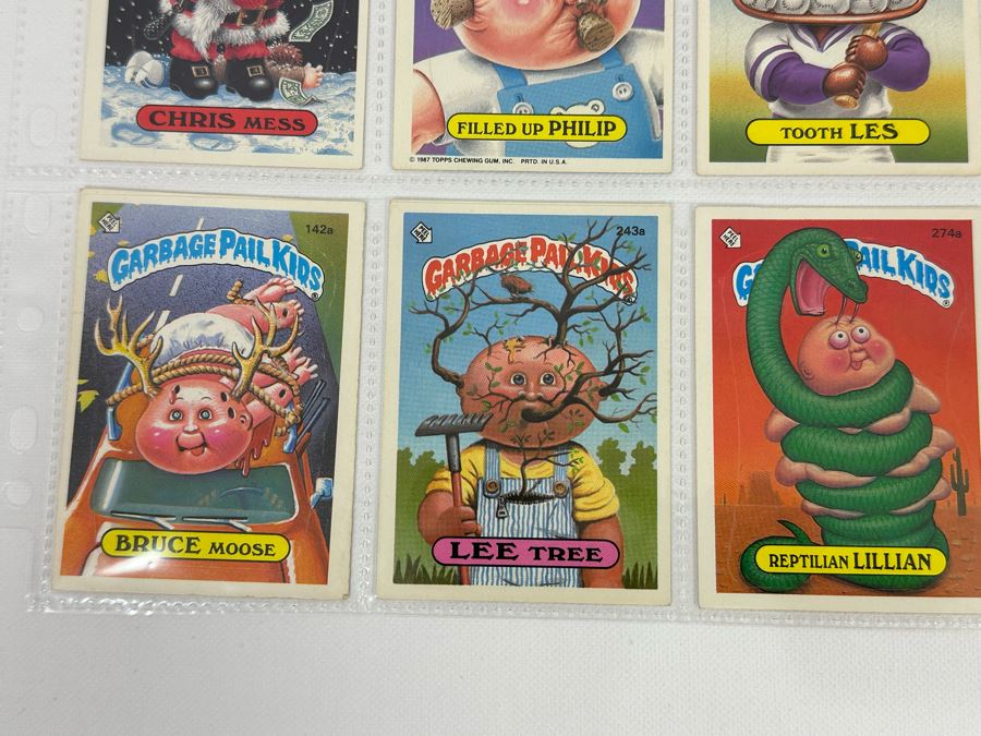 Collection Of 18 Original Eighties Vintage Topps Garbage Pail Kids Cards Stickers [Photo 4]