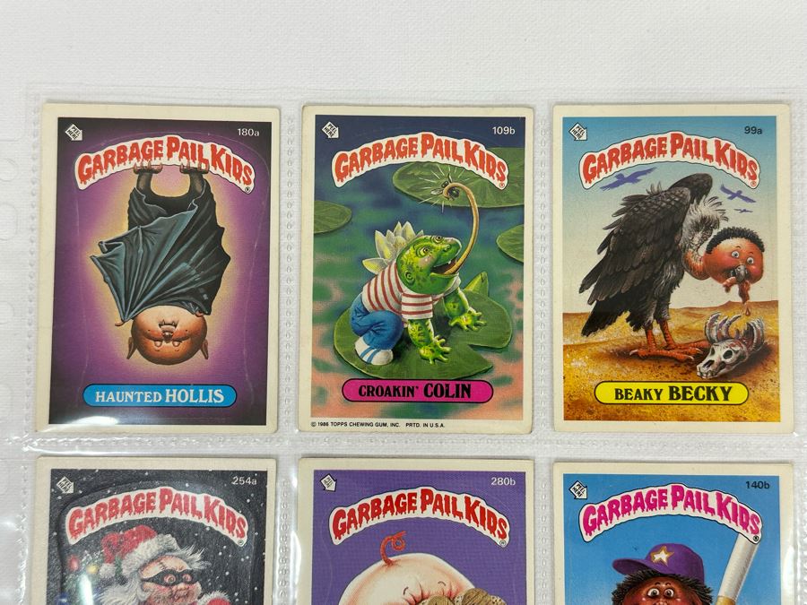 Collection Of 18 Original Eighties Vintage Topps Garbage Pail Kids Cards Stickers [Photo 2]