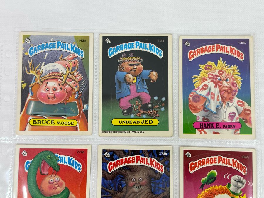 Collection Of 18 Original Eighties Vintage Topps Garbage Pail Kids Cards Stickers [Photo 5]