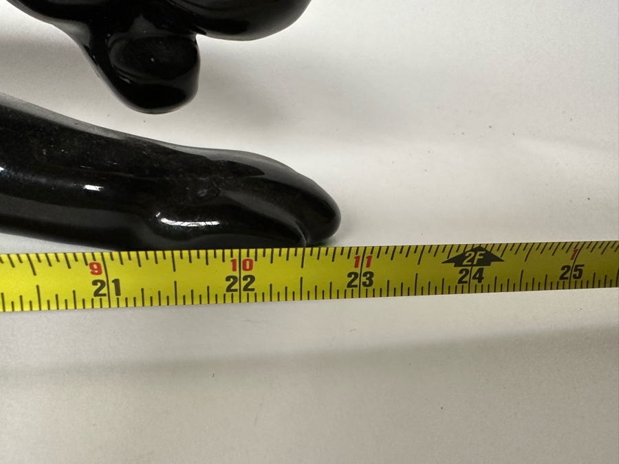 Black Ceramic Jaquar Figurine 23W X 5H [Photo 6]