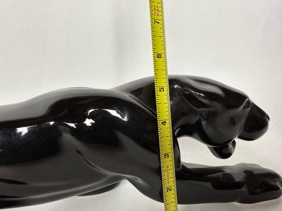 Black Ceramic Jaquar Figurine 23W X 5H [Photo 7]
