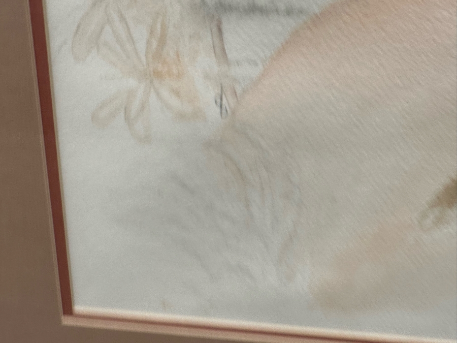 Original Watercolor Painting Of Native American Boy Signed DB 16 X 20.5 Framed 22 X 26 [Photo 7]