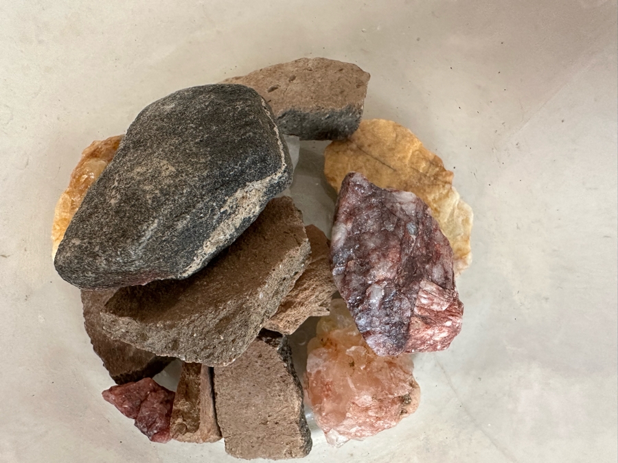 Collection Of Mined Minerals, Rocks, Tumbled Stones And Gold Flakes From Various Mines And Sites Including Dawson City Yukon, Tumco Gold Mine & Little Bodie Mine - See Photos [Photo 38]