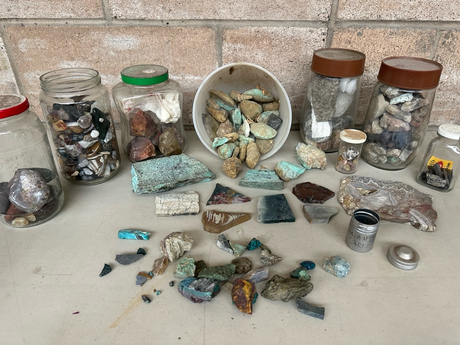 Collection Of Mined Minerals, Rocks, Tumbled Stones, Turquoise From Various Mines And Sites Including Machu Picchu & Miami Az - See Photos [Photo 3]