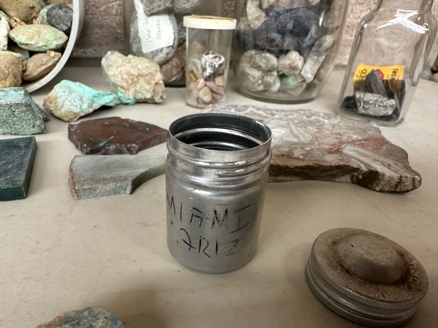 Collection Of Mined Minerals, Rocks, Tumbled Stones, Turquoise From Various Mines And Sites Including Machu Picchu & Miami Az - See Photos [Photo 12]