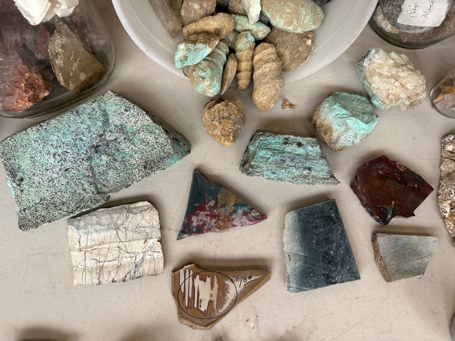Collection Of Mined Minerals, Rocks, Tumbled Stones, Turquoise From Various Mines And Sites Including Machu Picchu & Miami Az - See Photos [Photo 5]