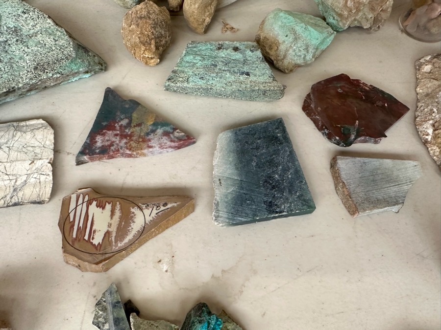 Collection Of Mined Minerals, Rocks, Tumbled Stones, Turquoise From Various Mines And Sites Including Machu Picchu & Miami Az - See Photos [Photo 8]
