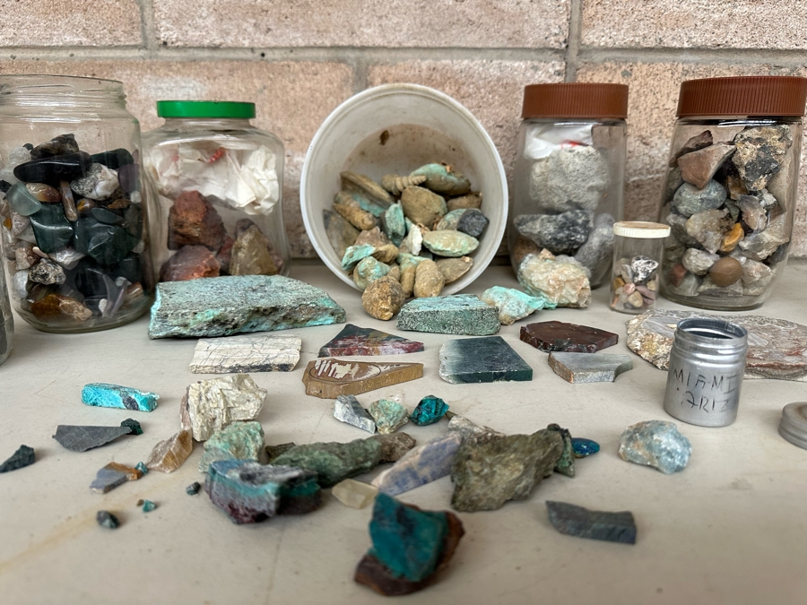 Collection Of Mined Minerals, Rocks, Tumbled Stones, Turquoise From Various Mines And Sites Including Machu Picchu & Miami Az - See Photos [Photo 31]
