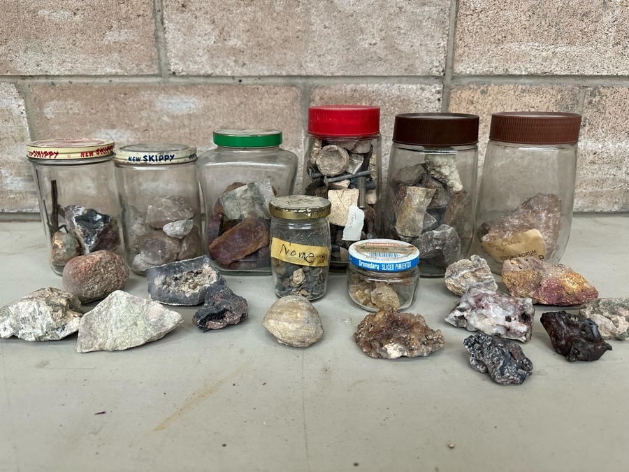 Collection Of Mined Minerals, Rocks, Fossils And Found Items From Various Mines And Sites Including The Tumco Gold Mine & Nome, Alaska - See Photos [Photo 2]