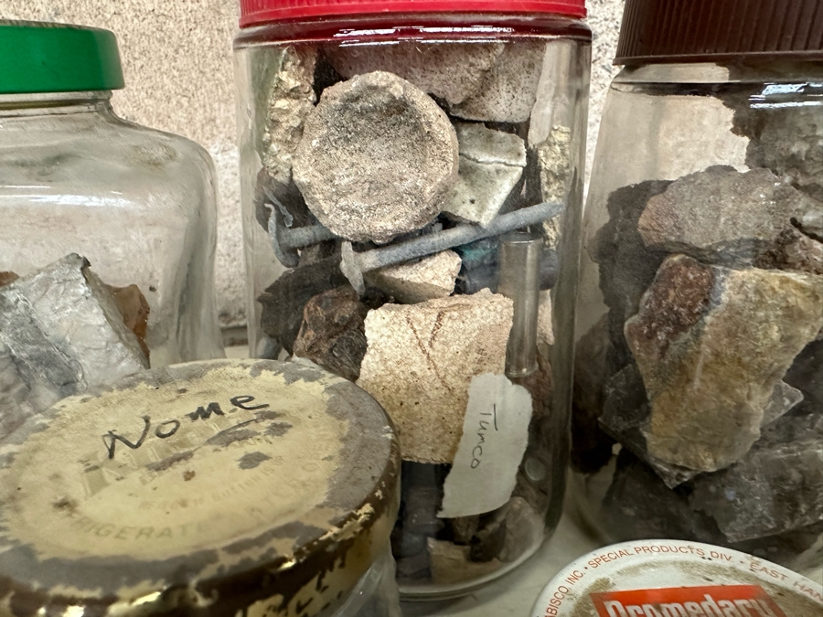 Collection Of Mined Minerals, Rocks, Fossils And Found Items From Various Mines And Sites Including The Tumco Gold Mine & Nome, Alaska - See Photos [Photo 21]