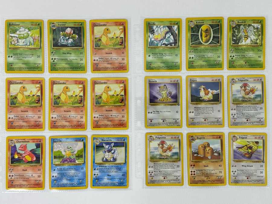 1999 'Unlimited' Third Print Run Pokemon Cards - 18 Cards Stored In Protective Sleeves [Photo 9]