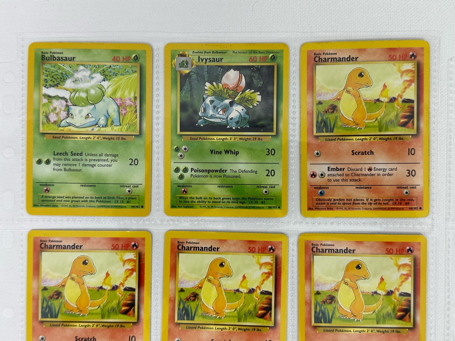 1999 'Unlimited' Third Print Run Pokemon Cards - 18 Cards Stored In Protective Sleeves [Photo 3]